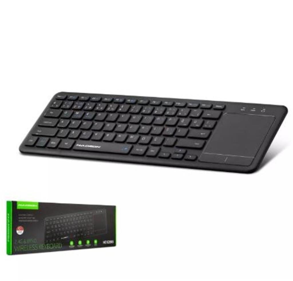 NODARHADRON HDX2505 BLUETOOTH + WIRELESS KLAVYE + TOUCH PAD Q SİYAH8680469036776