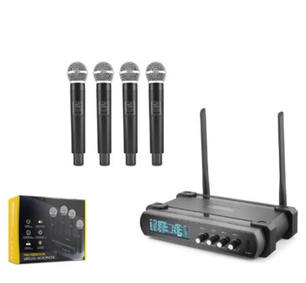 HADRONHadron Hdx2792 Kablosuz 4-Mikrofon Vhf Siyah8680469043392