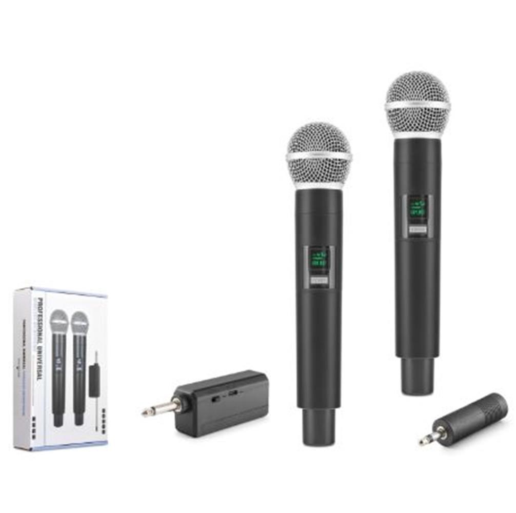 HADRONHADRON HDX2802 UHF Kablosuz 2 Mikrofonlu Set 6.35 mm Siyah8680469049127