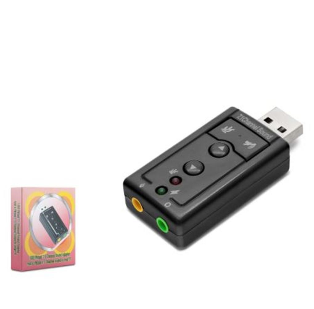 NODARHADRON HDX5255 USB Harici Ses Kartı 7.1 Tuş Kontrollü Siyah8680469028221
