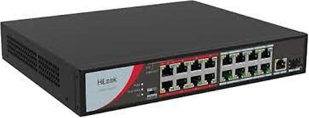 HİLOOKHilook NS-0318P-130(B) 16 Port 10-100 Poe Switch 1x1000 Mbps RJ45 Port, 1x1000 Mbps SFP6941264028291