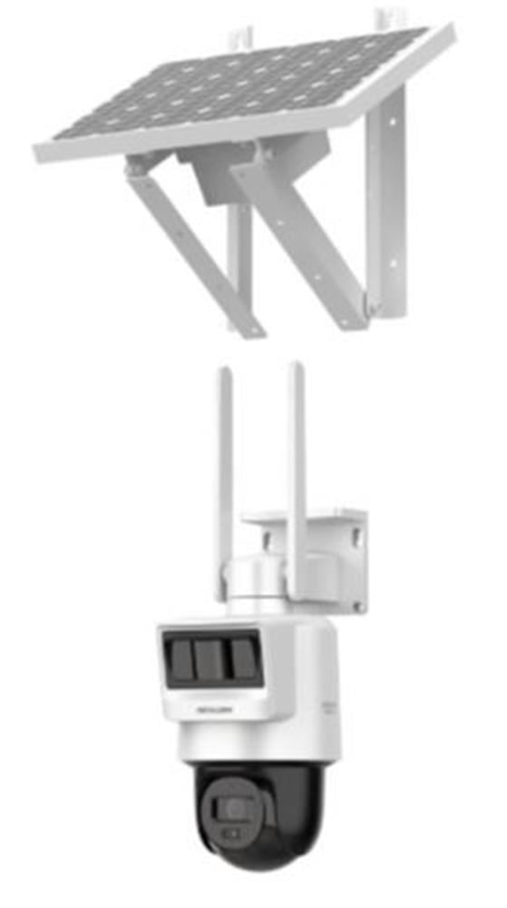 HİLOOKHilook PTZ-N2C400I-K-4G-C05S10 4 Mp 2.8mm Lens 4G Sim Kartlı Solar Pt İp Kamera8684897009609