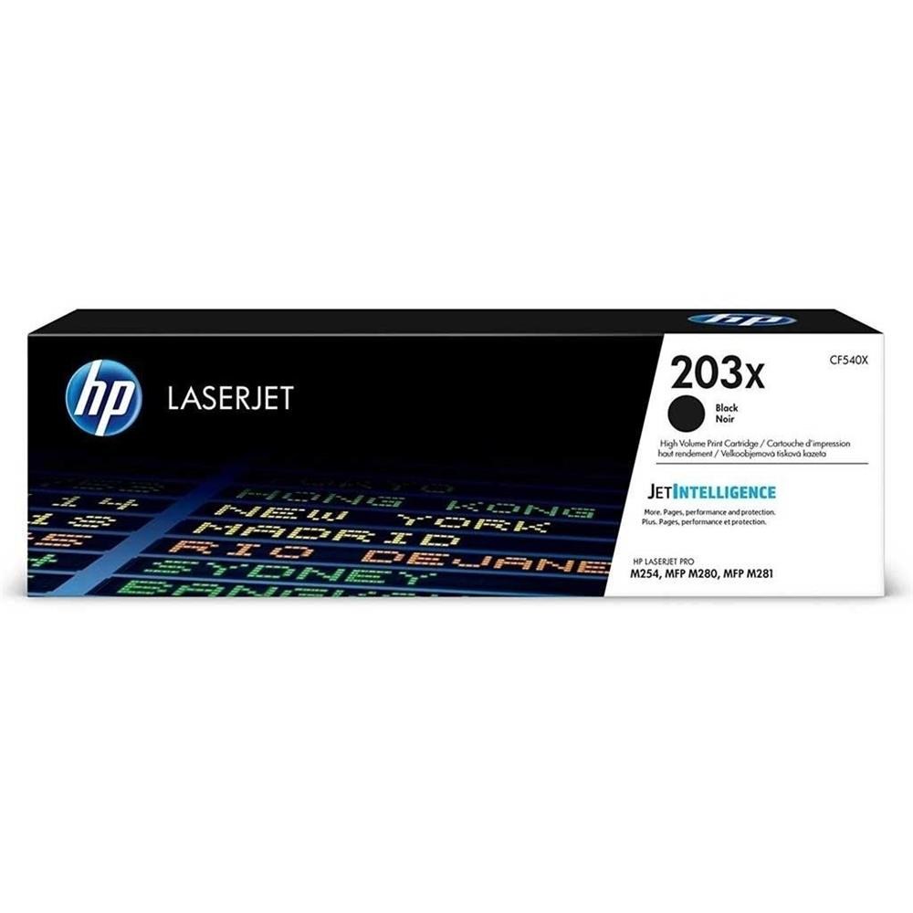 HPHP 203X Black Siyah Yüksek Kapasite 3.200 Sayfa Toner CF540X190781107125
