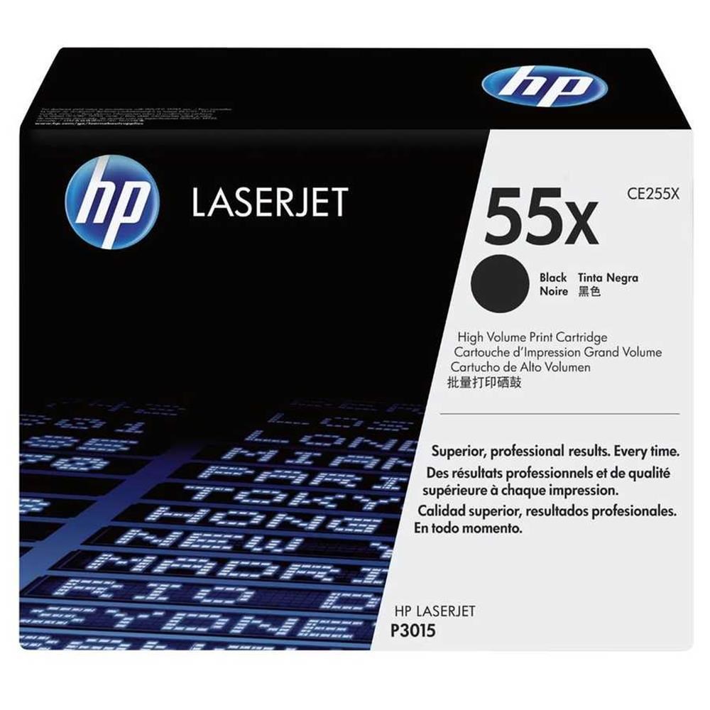 HPHP 55X Black Siyah 12.500 Sayfa Yüksek Kapasite Toner CE255X884420133704