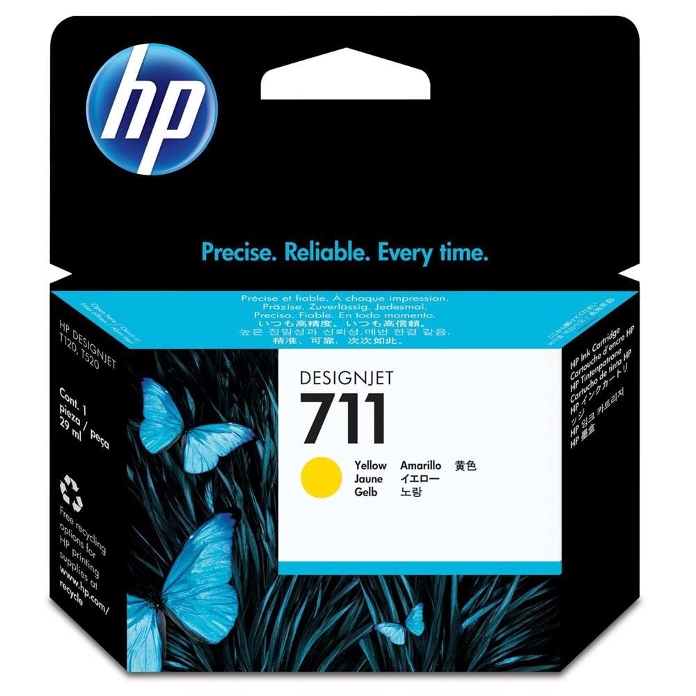 HPHP 711 Yellow Sarı 29ML Plotter Kartuşu CZ132A886112841157