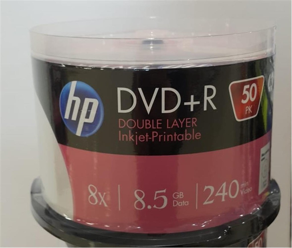 HPHP DVD+R DL 8.5GB Printable 50 Cakebox4710212144619