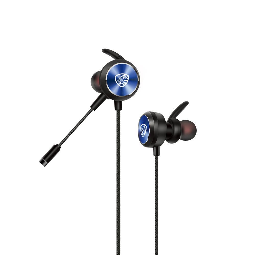 HYTECHHytech HY-GK3 3,5 Oyuncu Esnek Mikrofonlu Mavi Kulakiçi Kulaklık8680096107092