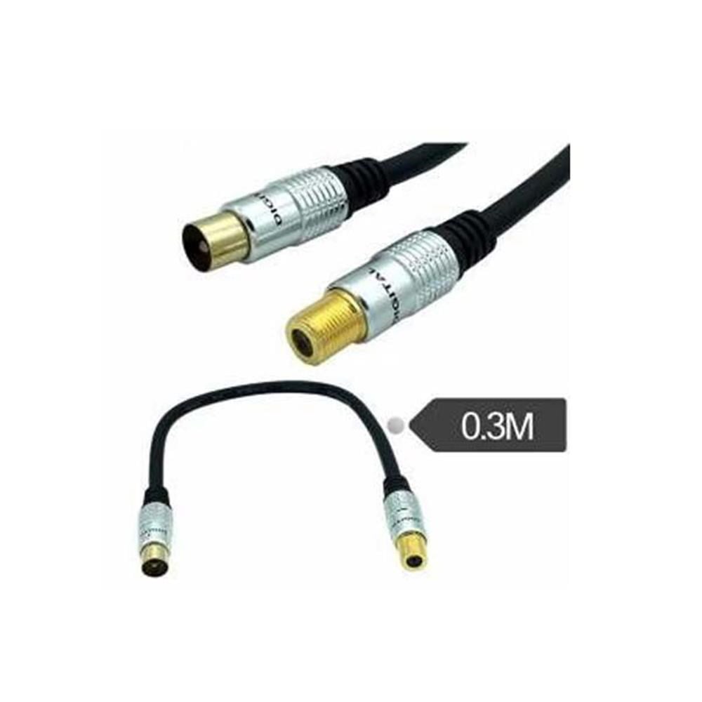 HYTECHHytech HY-P595 3.MT 9.5 TV M TO 9.5 TV F Anten Kablosu8697671478539