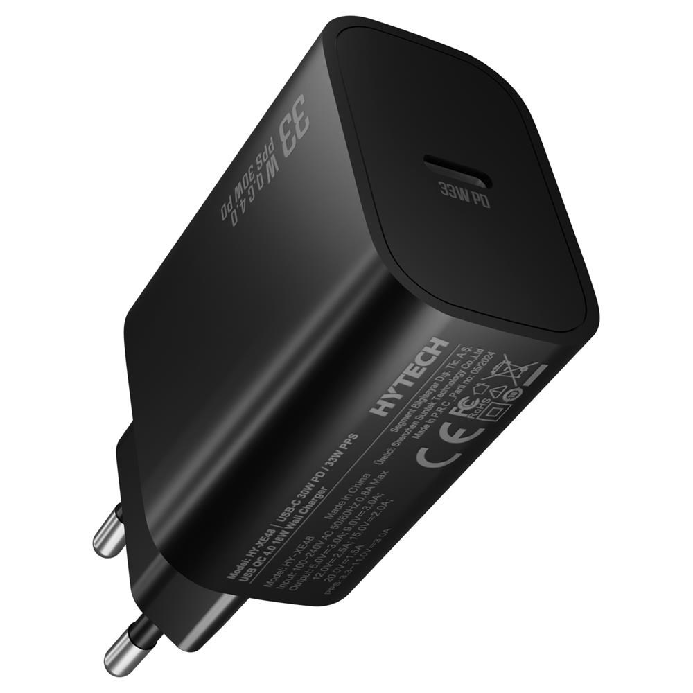 HYTECHHytech HY-XE48 Type USB-C 30W PD - 33W PPS Hızlı Ev Şarj Adaptörü8680096133305