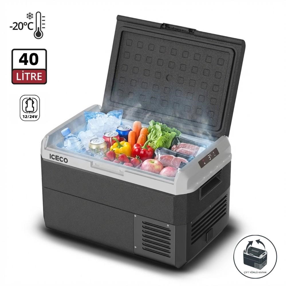 ICECOICECO MCD40D 12/24Volt 40 Litre Kompresörlü Outdoor Oto BuzdolabıMCD40D