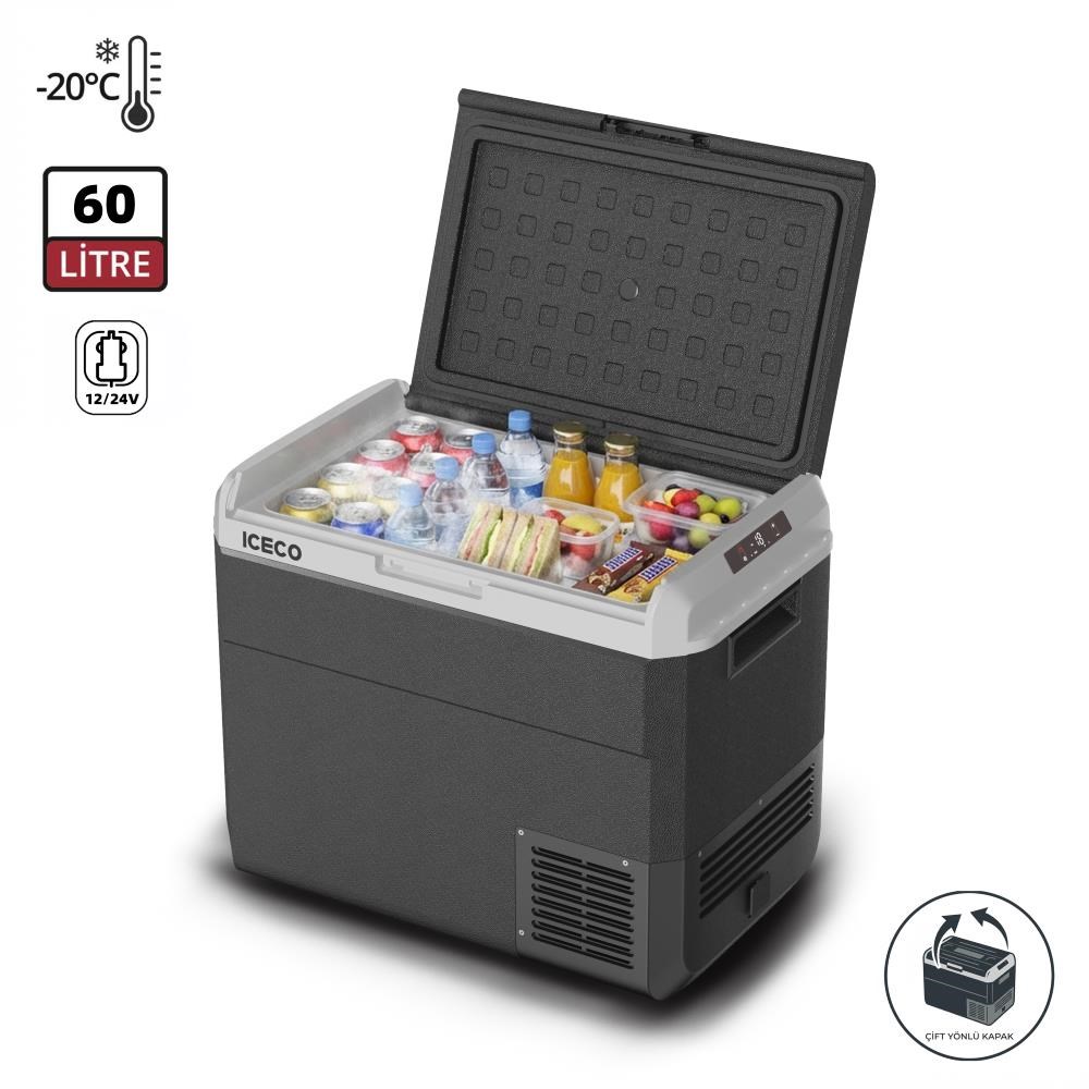 ICECOICECO MCD60D 12/24Volt 60 Litre Kompresörlü Outdoor Oto BuzdolabıMCD60D