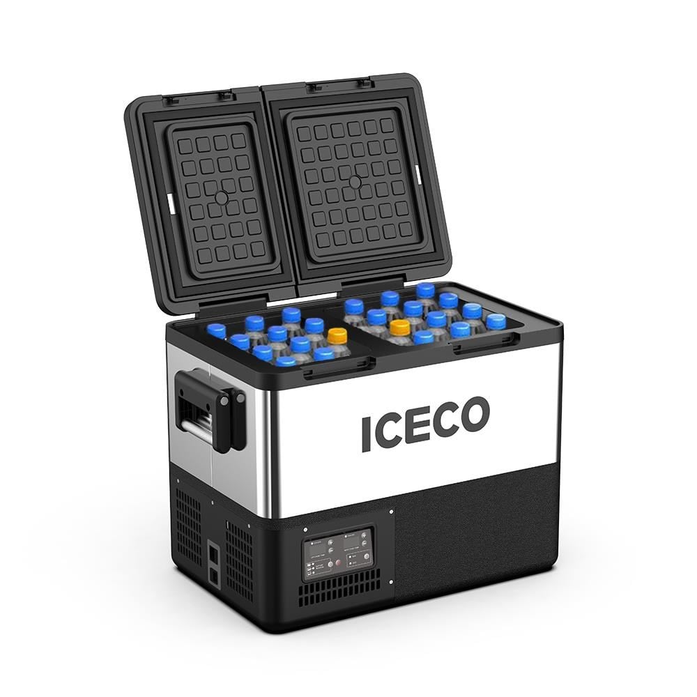 ICECOICECO TCD55 12/24Volt 55 Litre Çift Bölmeli Outdoor Kompresörlü Oto Buzdolabı/DondurucuTCD55