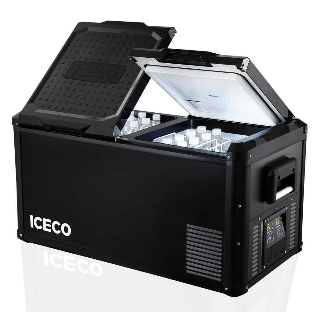 ICECOICECO VL90PROD 12/24Volt 220Volt 90 Litre Çift Bölmeli Outdoor Kompresörlü Oto Buzdolabı/DondurucuVL90PROD