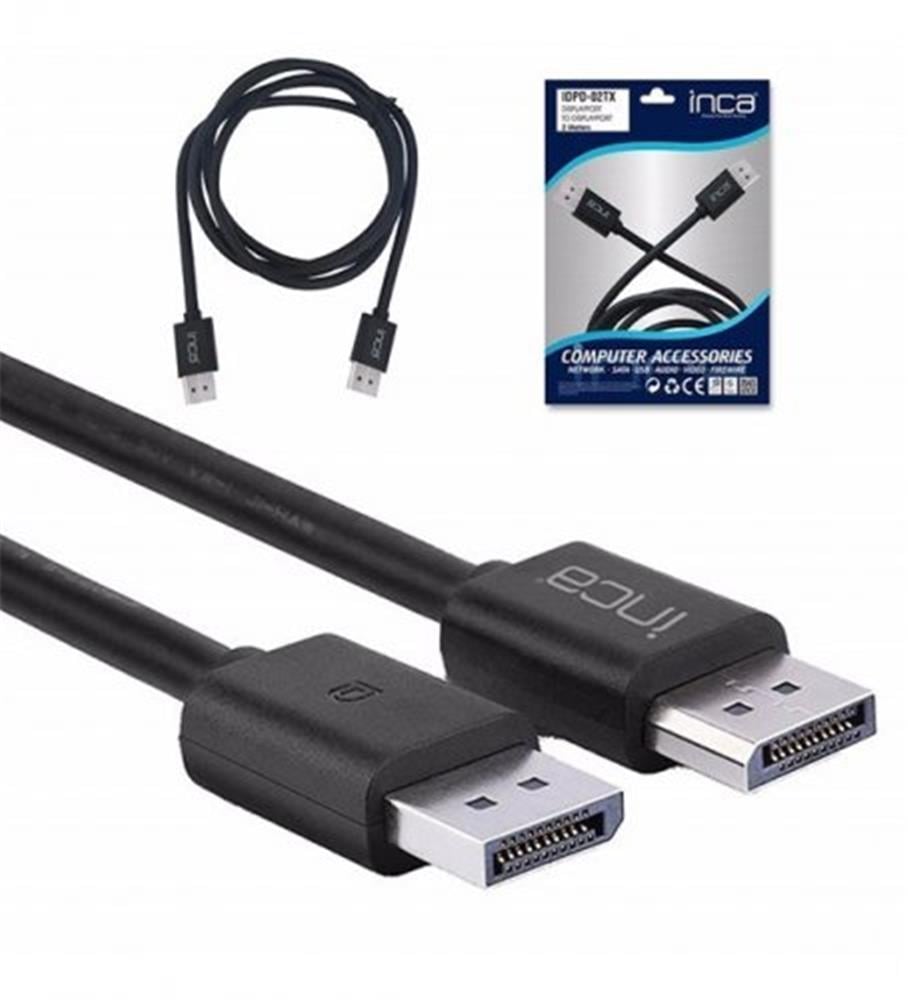 INCAInca Idpd-02tx 2mt Displayport to  Displayport 4k Kablo8681949010323