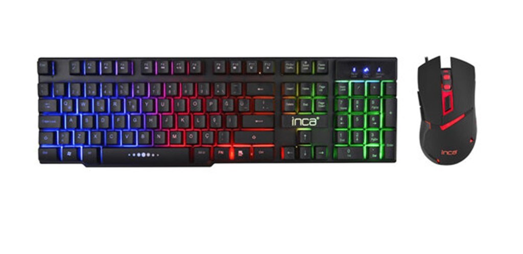 INCAInca IKG-448 Raınbow Efect Mekanik Hisli Gaming Klavye+Mouse Set8681949010149