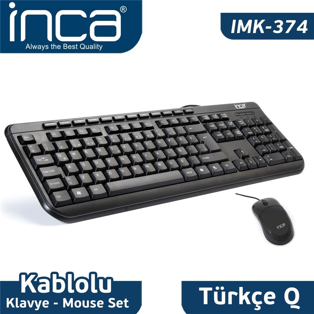INCAInca IMK-374U Multimedya Usb Q Klavye Mouse Set8697980456815