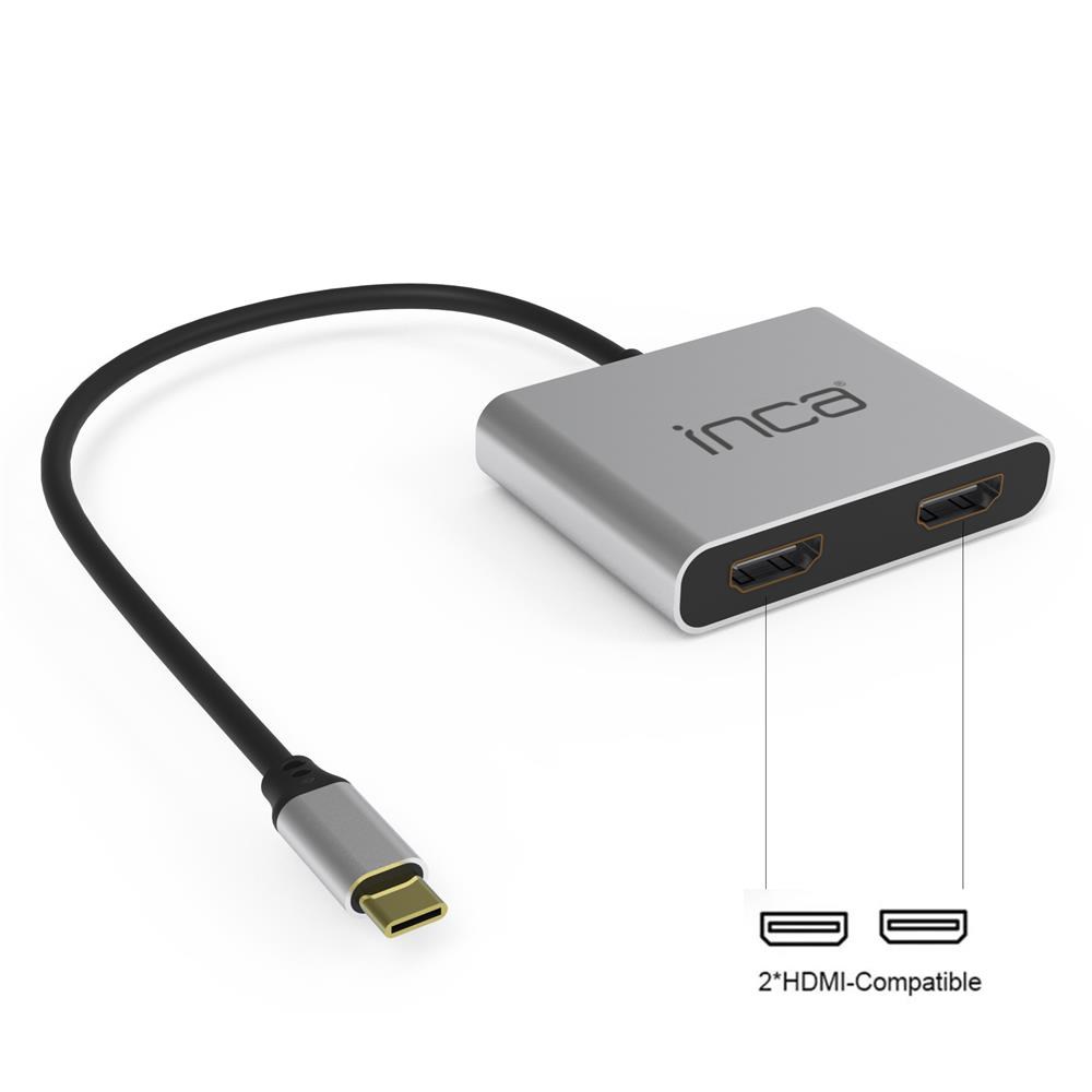 INCAInca ITPC-4 T Usb C To 2x Hdmı 4K USb 2.0+Pd8681949014246