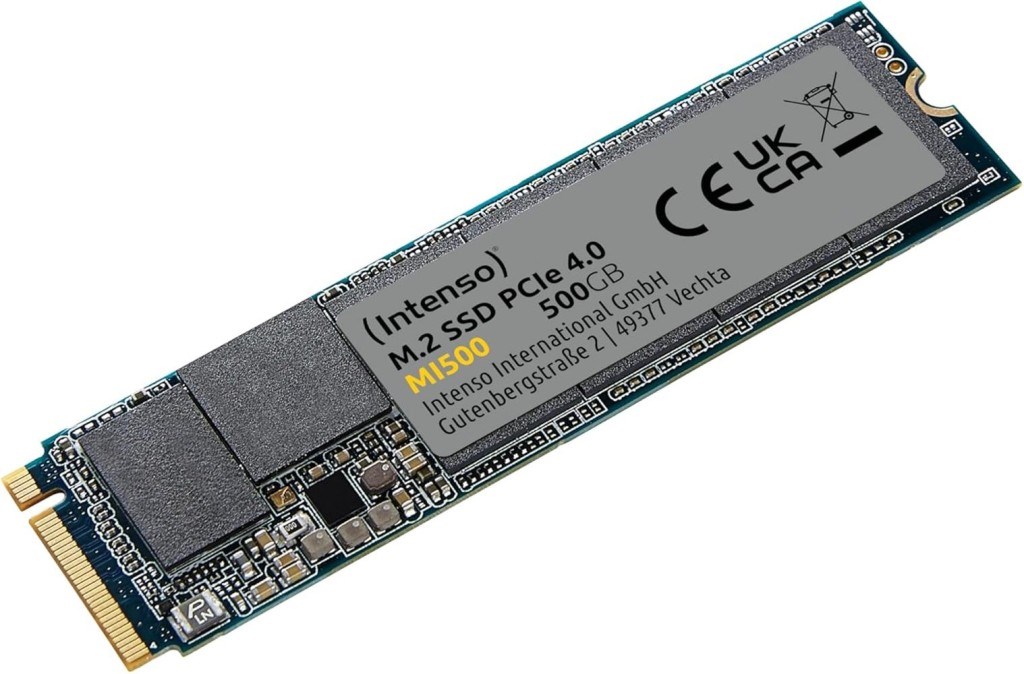 INTENSOIntenso 500GB MI500 Gen.4x4 NVMe 1.4 SSD 5300MB-4000MB-s Ssd Harddisk4034303033942