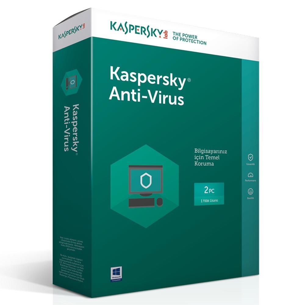 KASPERSKYKaspersky Antıvırus Türkçe 3 Kullanıcı 1 Yıl Box5060527442658