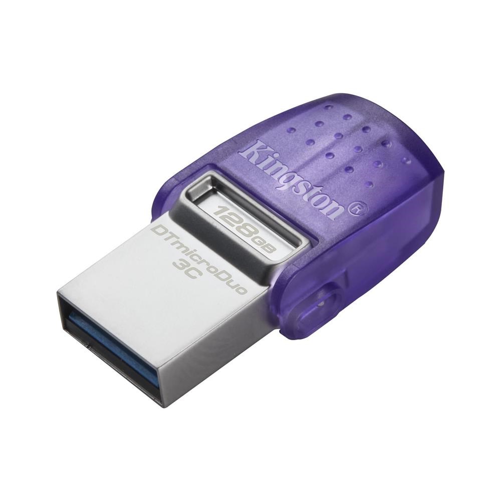 KINGSTONKingston DTDUO3CG3-128GB DataTraveler microDuo 3C 200MB-s dual USB-A + USB-C Flash Bellek740617328165