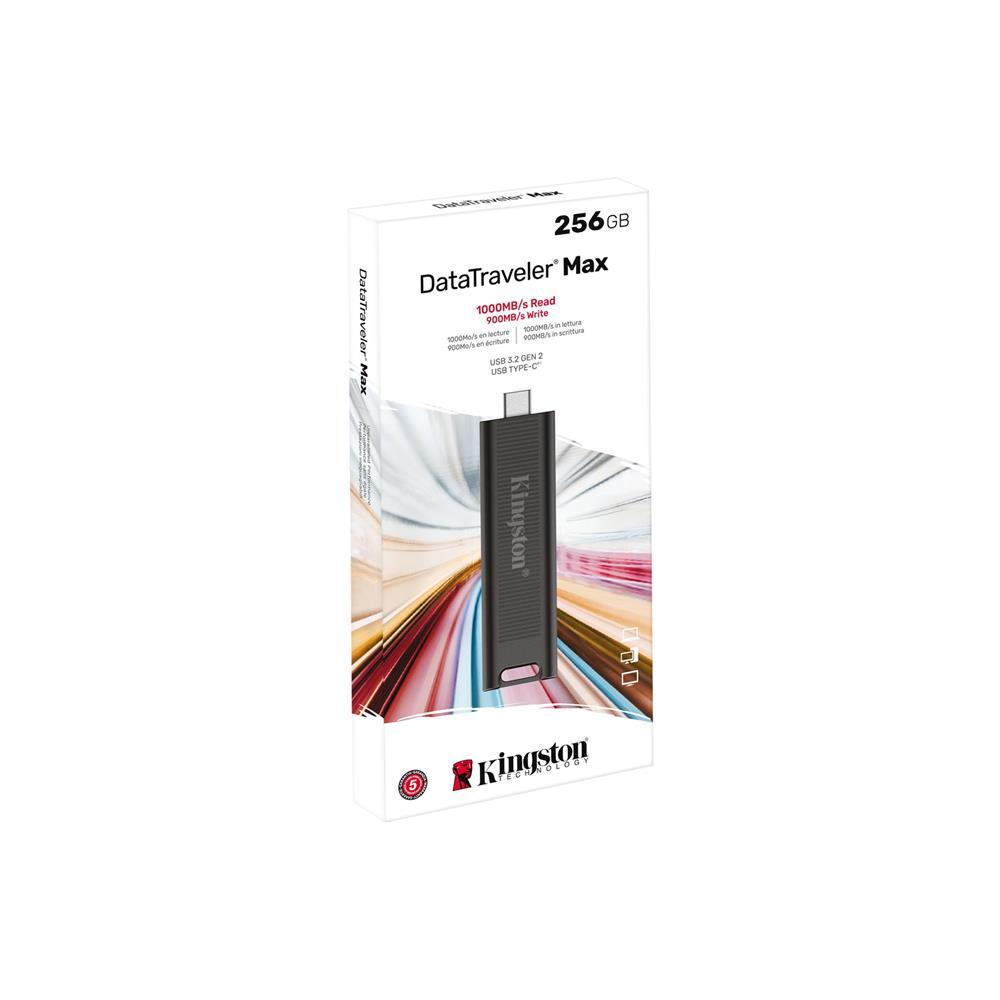 KINGSTONKingston DTMAX-256GB 256GB DataTraveler Max Type-C 1000R-900W USB 3.2 Gen 2 Flash Bellek740617322439