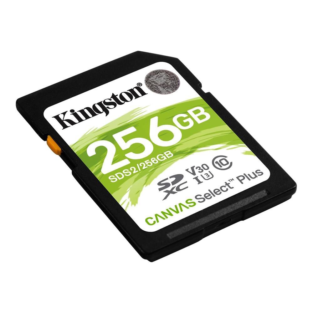 KINGSTONKingston SDS2-256GB 256GB SDXC Canvas Select Plus 100R C10 UHS-I U3 V30 Hafıza Kartı740617298123