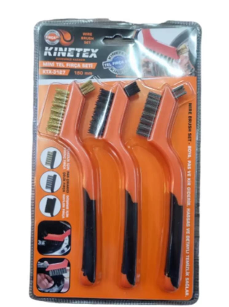 KNITEXKnitex KTX-3127 ini Tel Fırça Seti 3 Parça8681190443055