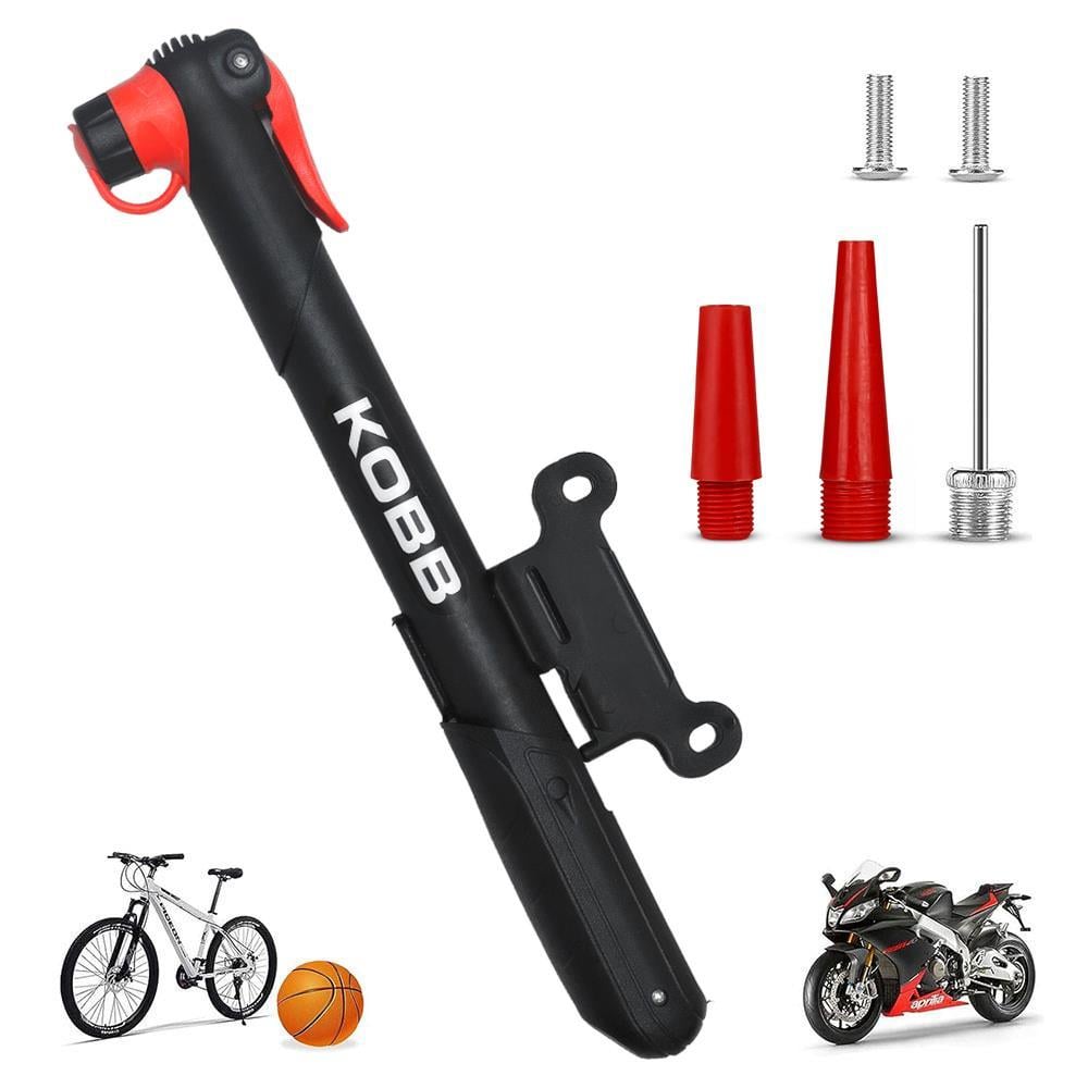 KOBBKOBB KB21 87 PSI Bisiklet Lastik Şişirme Taşınabilir Mini El Pompası + Bisiklet Montaj AparatıKB21