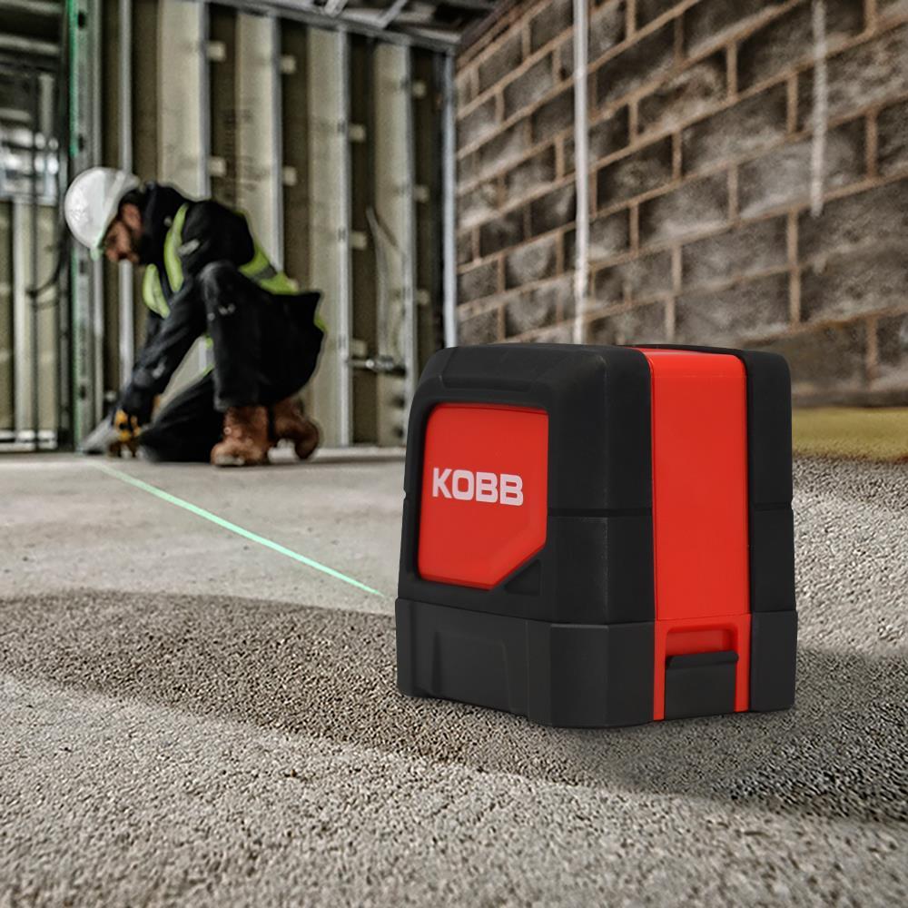 KOBBKOBB KBL91G 30 Metre Profesyonel Yatay ve Dikey Otomatik Hizalamalı Yeşil Çapraz Çizgi Lazer DistomatKBL91G