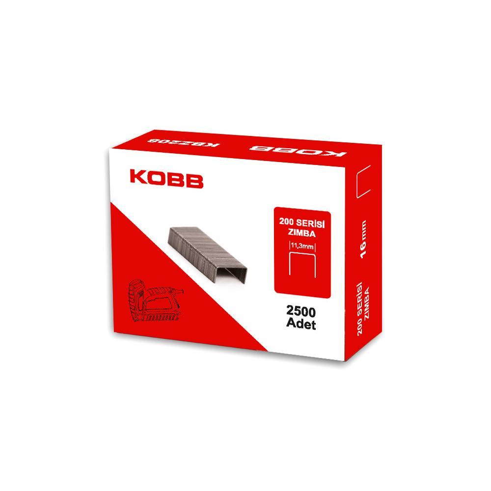KOBBKOBB KBZ216 16mm 2500 Adet 200 Serisi Ağır Hizmet Tipi Zımba TeliKBZ216