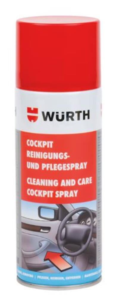 WÜRTHKokpit temizleme-bakım spreyi 400ml (08902221 028 24)4050641087621