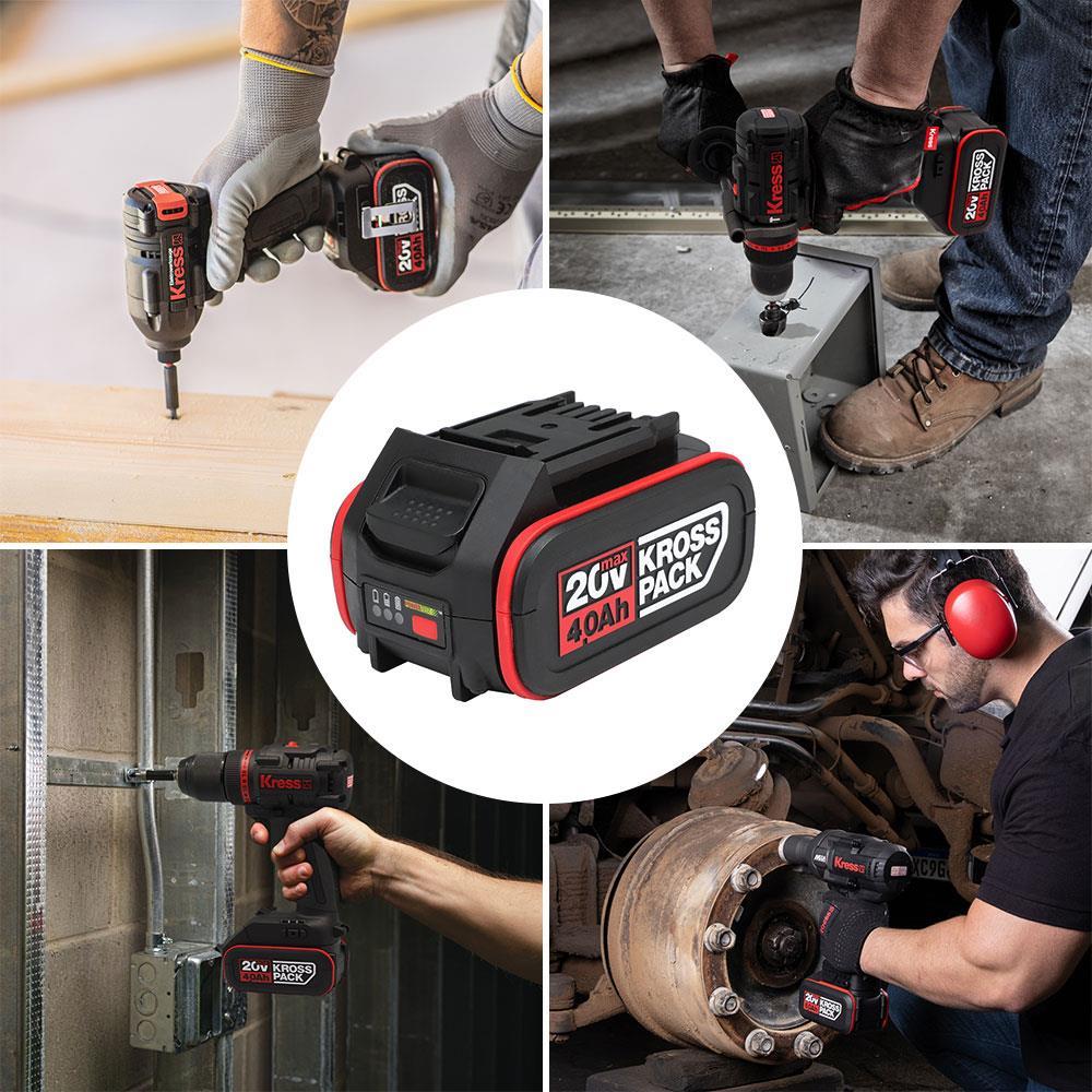 KressKress KAB21 20Volt 4.0Ah. Li-ion Kross Pack Profesyonel Yedek AküKAB21