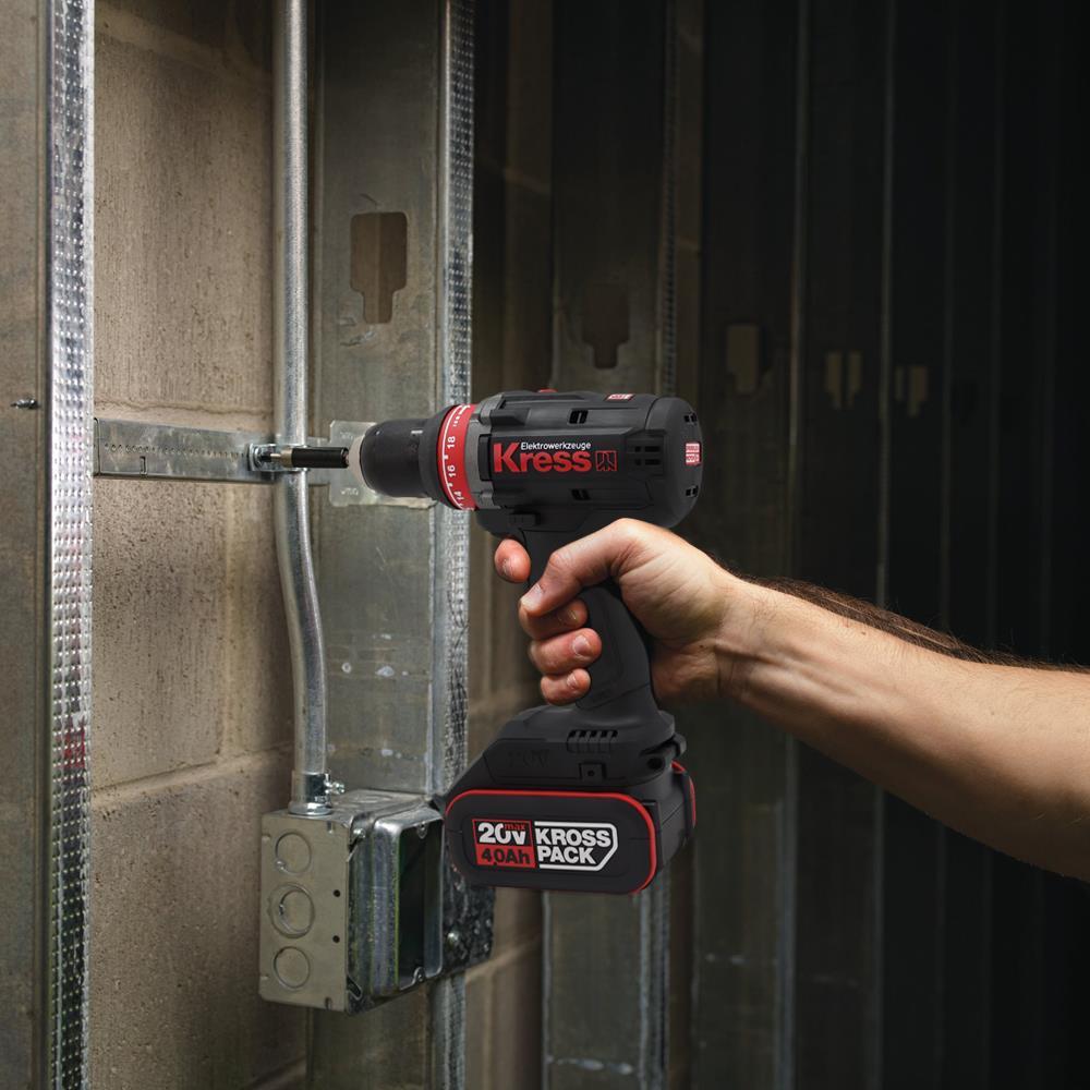 KressKress KUA72.91 20Volt Kömürsüz Profesyonel Şarjlı Matkap (Akü Dahil Değildir)KUA72.91