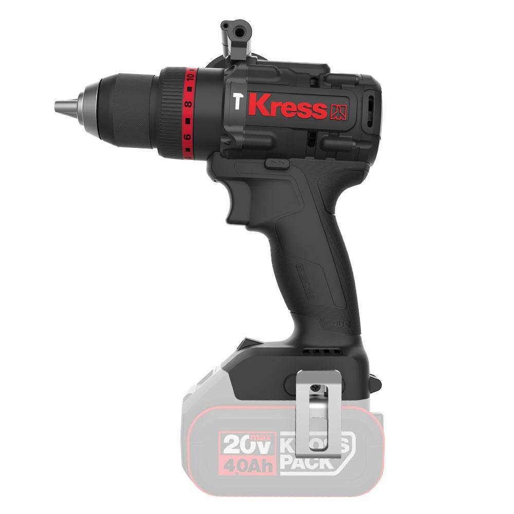 KressKress KUC33.91 20Volt 95Nm Kömürsüz Profesyonel Şarjlı Darbeli Matkap (Akü Dahil Değildir)KUC33.91