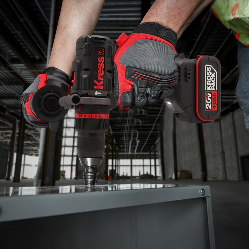 KressKress KUC33.91 20Volt 95Nm Kömürsüz Profesyonel Şarjlı Darbeli Matkap (Akü Dahil Değildir)KUC33.91
