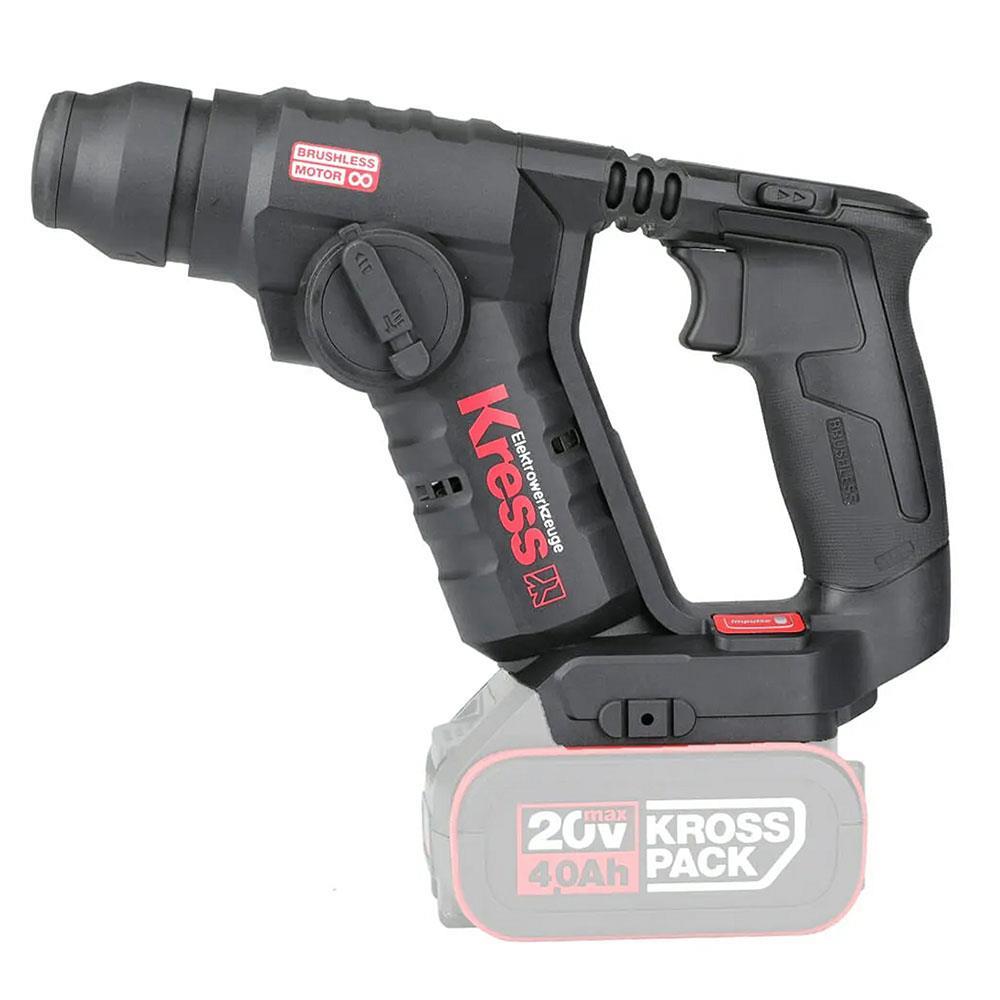 KressKress KUC50.91 20Volt Kömürsüz 1.7J Profesyonel SDS-Plus Pnömatik Matkap + 10mm Mandren (Akü Dahil Değildir)KUC50.91