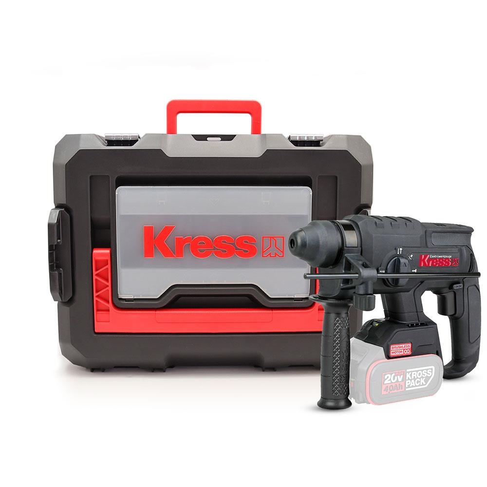 KressKress KUC60.91 20Volt 2.0J Kömürsüz Profesyonel SDS-Plus Pnömatik Kırıcı/Delici (Akü Dahil Değildir)KUC60.91