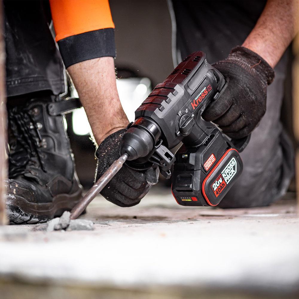 KressKress KUC60.91 20Volt 2.0J Kömürsüz Profesyonel SDS-Plus Pnömatik Kırıcı/Delici (Akü Dahil Değildir)KUC60.91