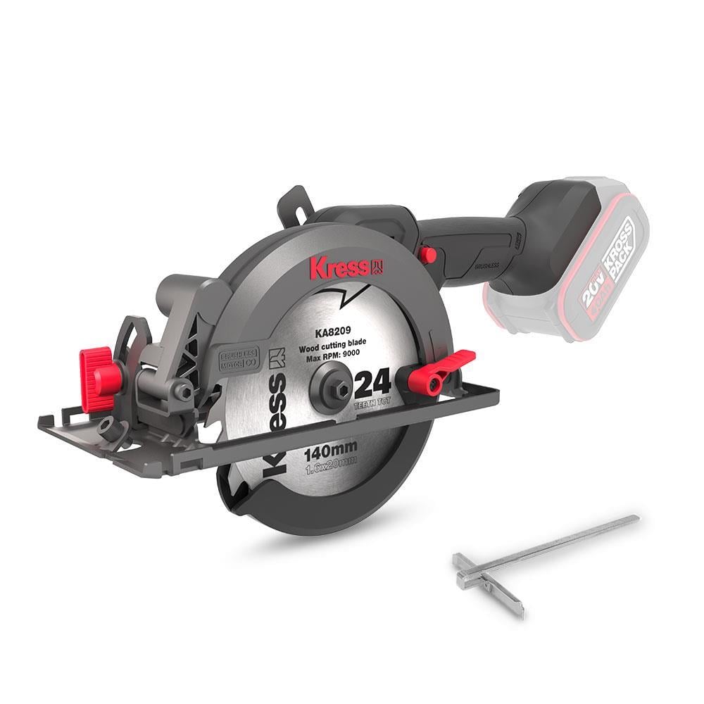 KressKress KUE11.9 20Volt Kömürsüz 140MM Profesyonel Çok Amaçlı Daire Testere (Akü Dahil Değildir)KUE11.9
