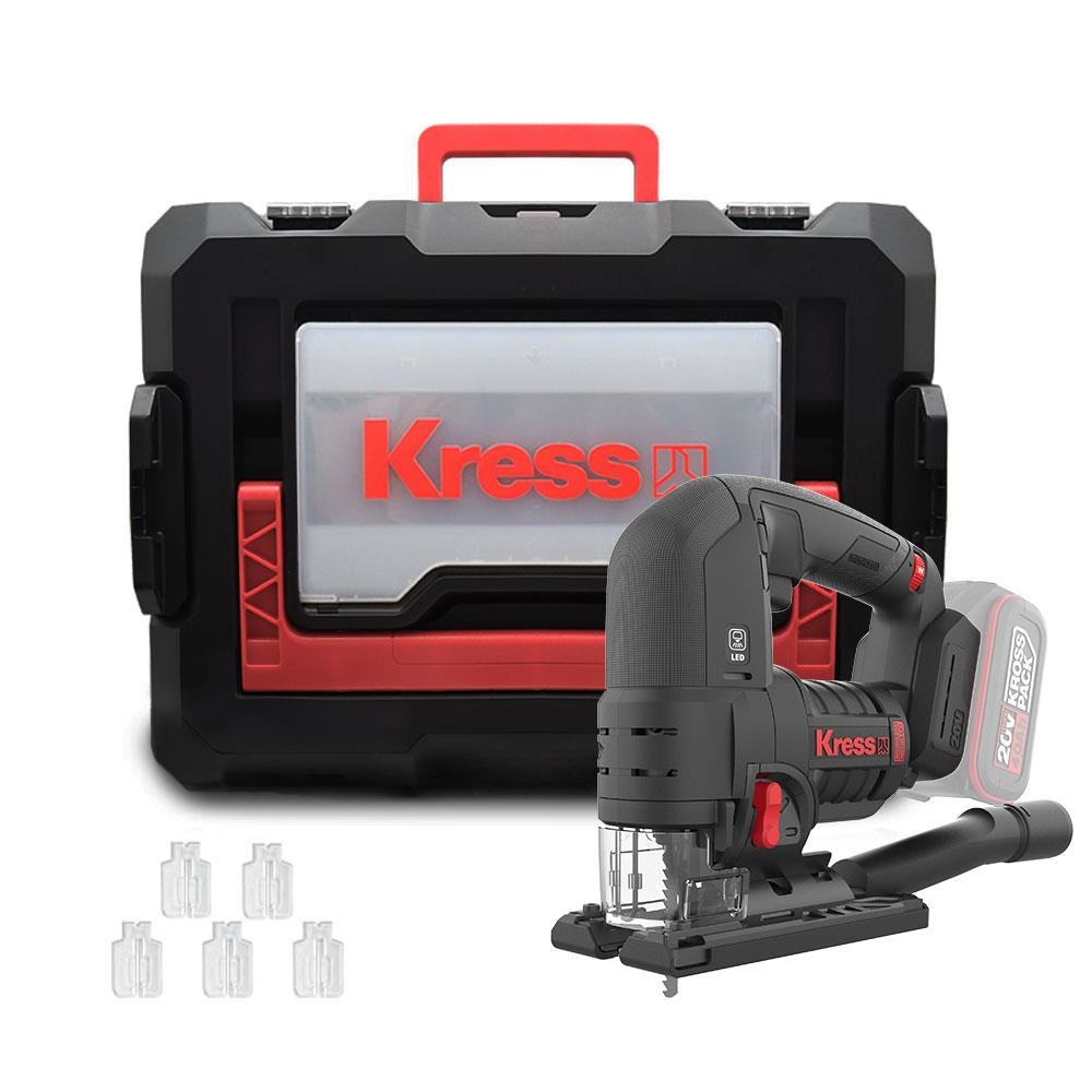 KressKress KUE26.91 20Volt Profesyonel Kömürsüz Devir Ayarlı Şarjlı Dekupaj Testere (Akü Dahil Değildir)KUE26.91