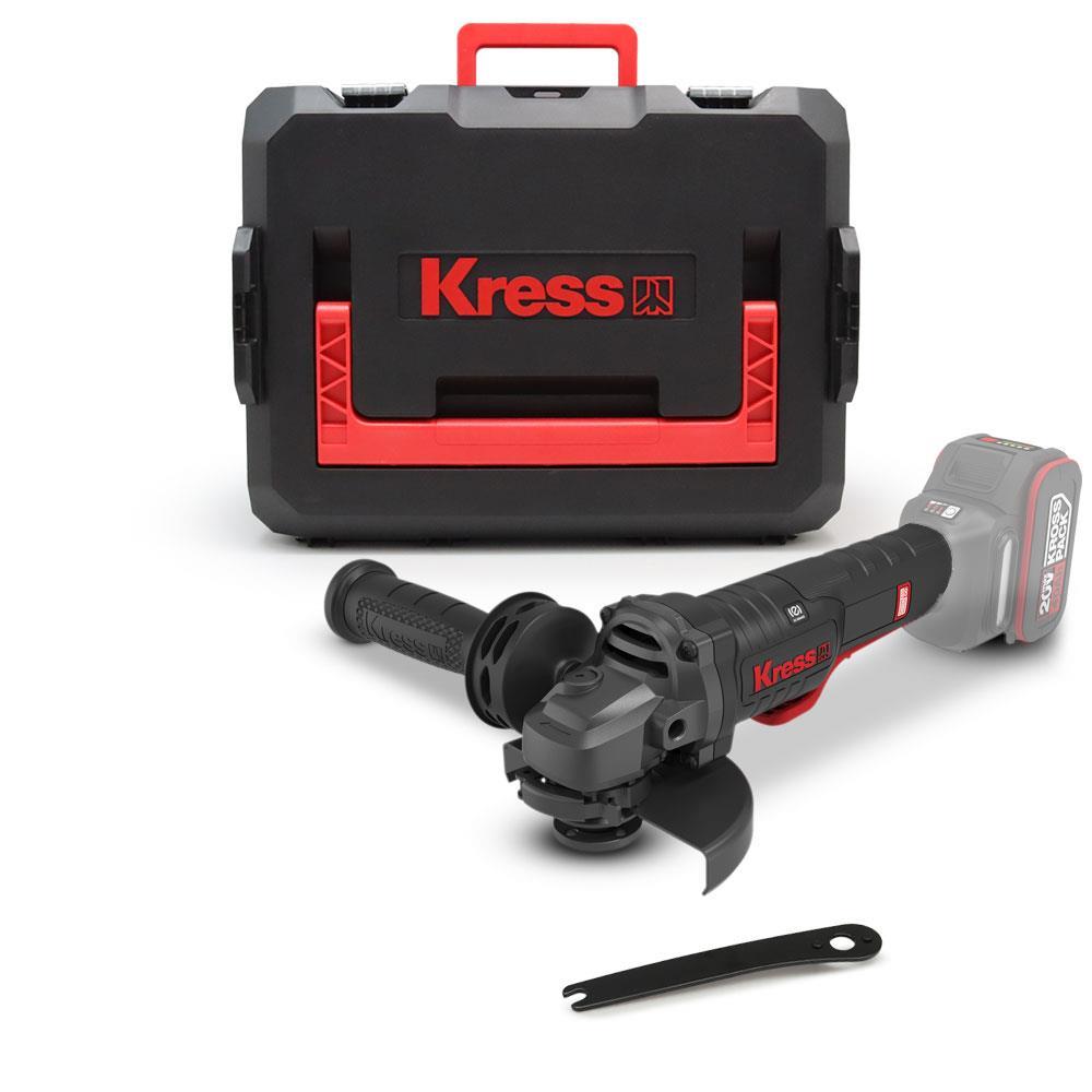 KressKress KUH04.91 20Volt 125mm Kömürsüz Profesyonel Şarjlı Devir Ayarlı Avuç Taşlama (Akü Dahil Değildir)KUH04.91