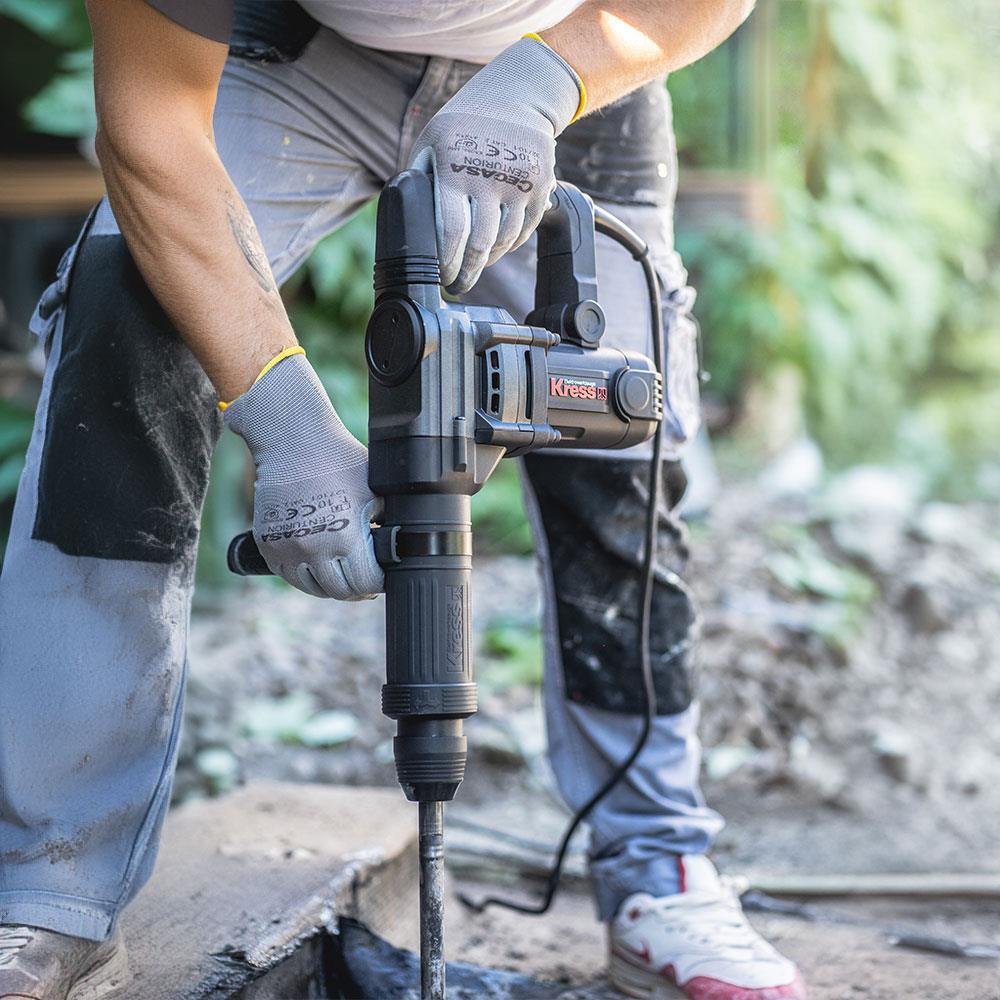 KressKress KUX21 1050Watt 7.5 Joule 38MM Profesyonel SDS-Max Kırıcı/DeliciKUX21