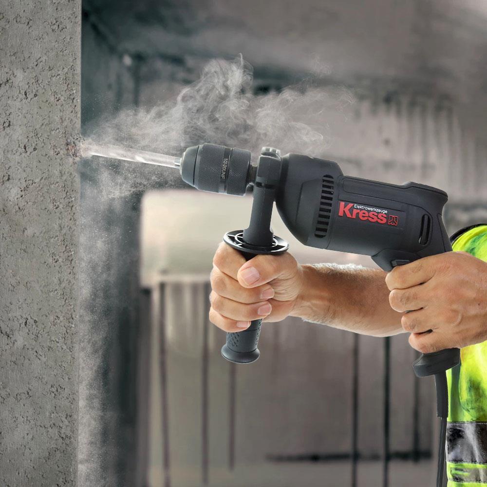 KressKress KUY02P 650Watt 13mm Profesyonel Darbeli MatkapKUY02P