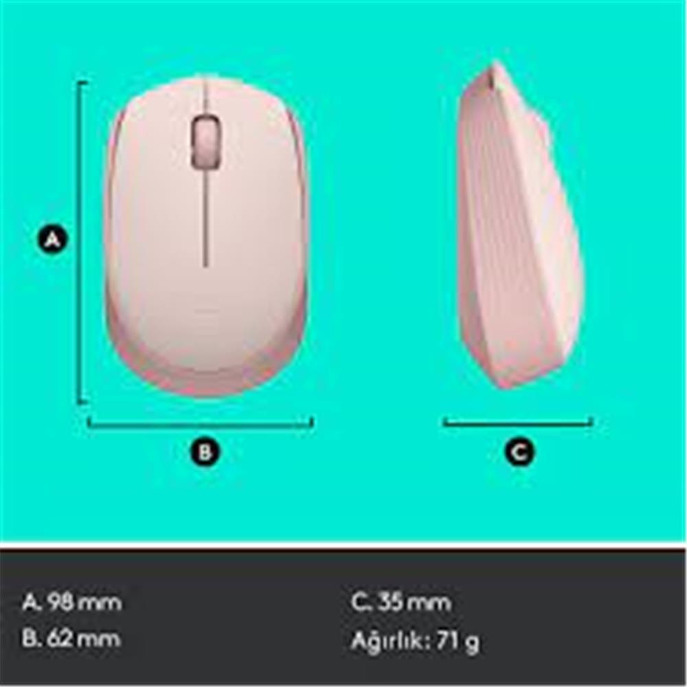 LOGITECHLogitech 910-006865 M171 Kablosuz Pembe Mouse5099206108783