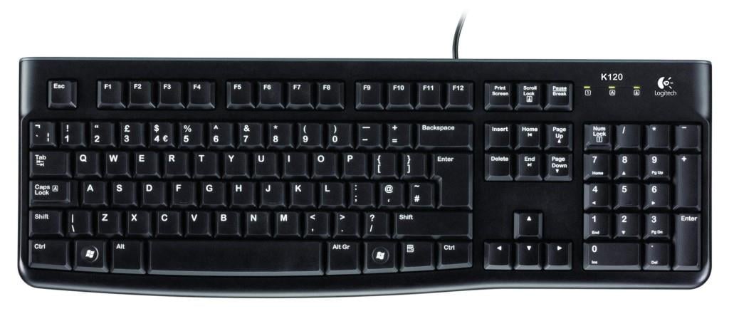 LOGITECHLogitech 920-002505 K120 Q Usb Siyah Kablolu Klavye5099206020887