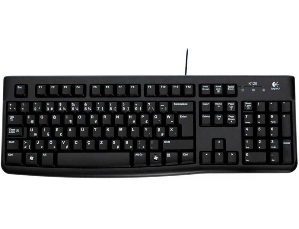 LOGITECHLogitech 920-004163 K120 F Usb Siyah Kablolu Klavye5099206036321