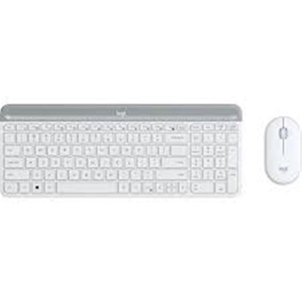 LOGITECHLogitech 920-009436 MK470 Beyaz Kablosuz Klavye Mouse Seti5099206087309