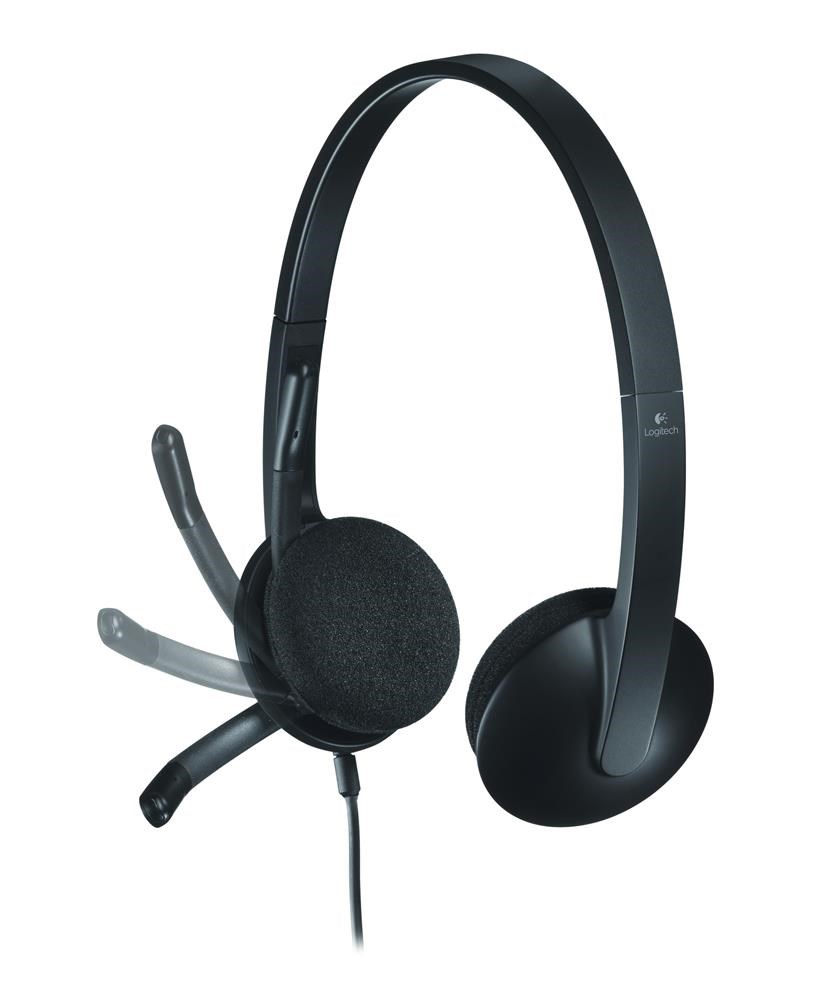 LOGITECHLogitech 981-000475 H340 Siyah Usb Mikrofonlu Kulaküstü Kulaklık5099206038844