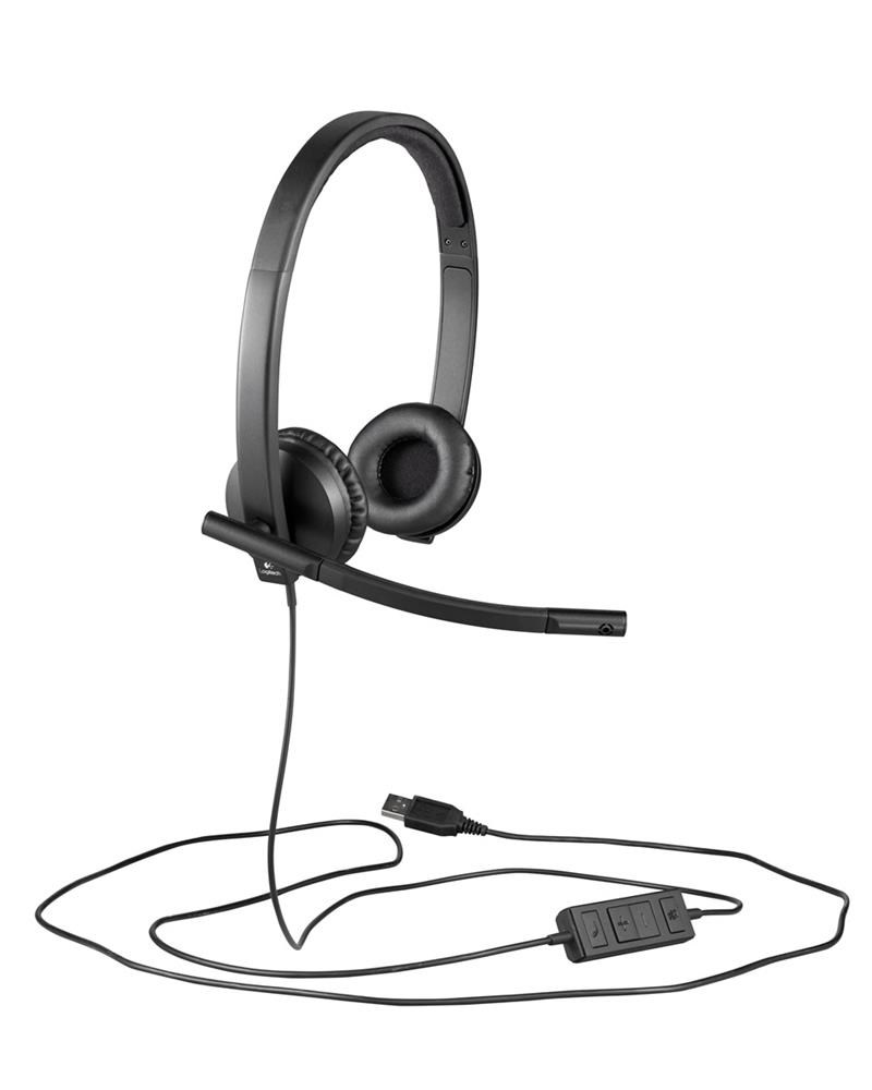 LOGITECHLogitech 981-000575 H570E Stereo Usb Çift Taraflı Headset Mikrofonlu  Kulaklık5099206053304