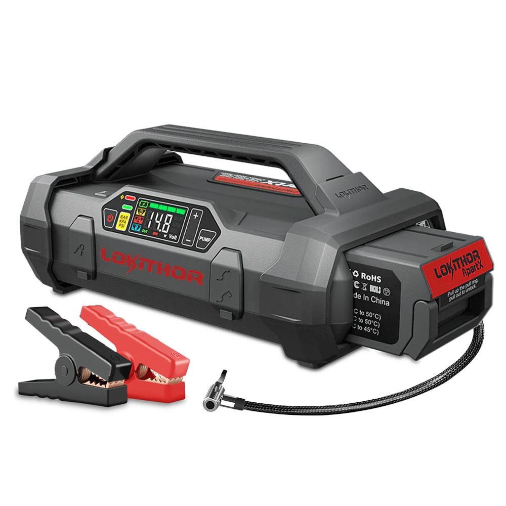 LokithorLokithor APARTX2500 12V 2500Amp LiFePO4 Akıllı Akü Takviye + Pompa + Powerbank + Led LambaApartX2500